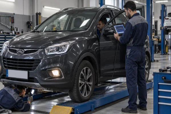 عیبیابی گیربکس جک S5 قبل از بازکردن