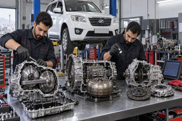 تعمیر گیربکس اتوماتیک، CVT و دندهای لیفان