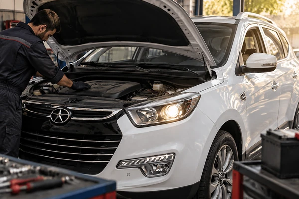 عیبیابی جک S5 در تعمیرگاه و بررسی علت بد روشن شدن خودرو